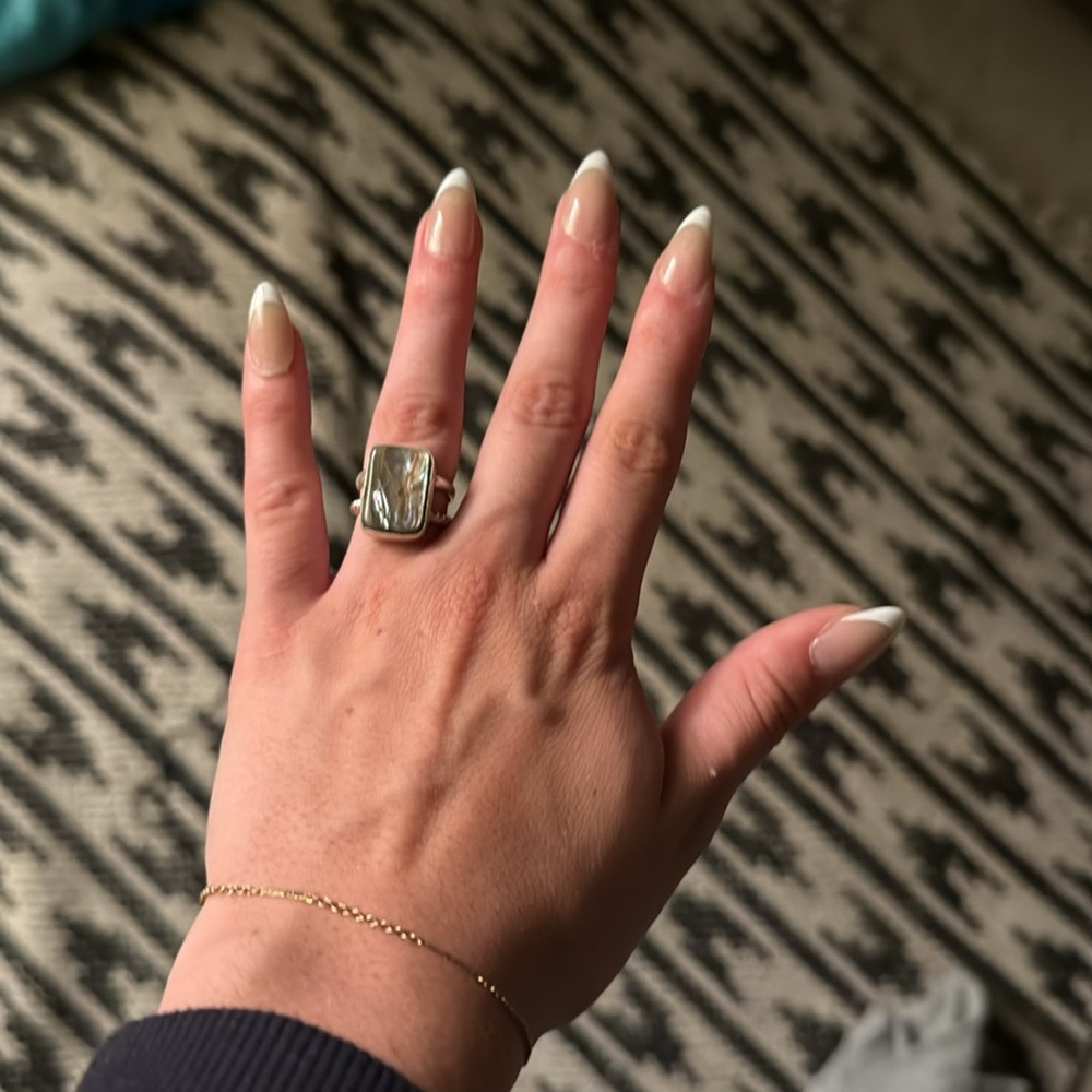 Sterling Silver Abalone Ring
